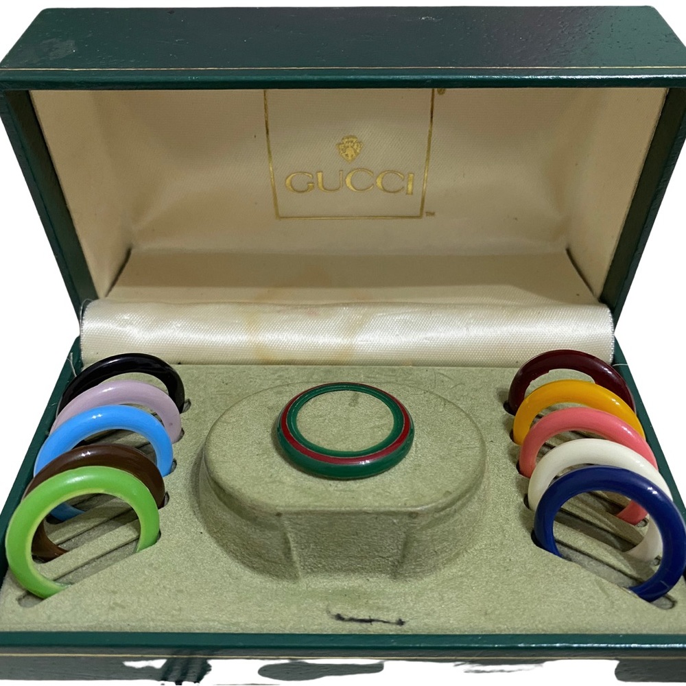 Authentic vintage Gucci watch case with bezels